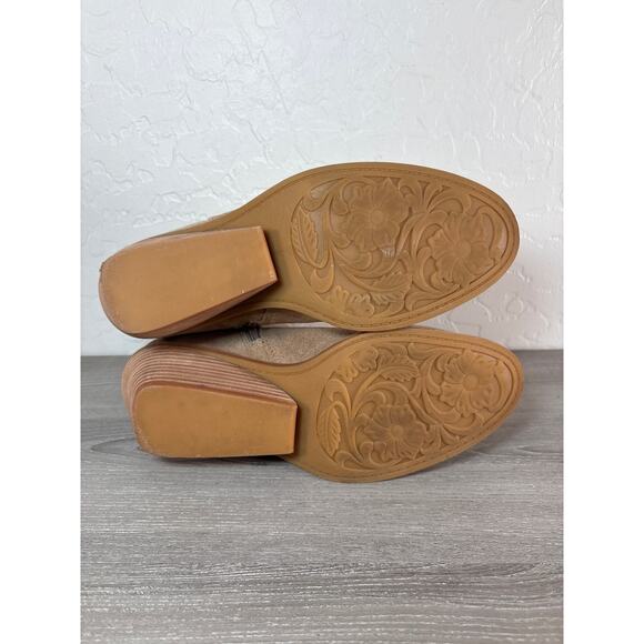 Sofft Nine Wedge Tamn Suede Booties- Size 8M- EUC - Picture 6 of 9